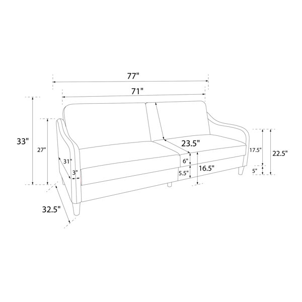 Langley Street Tulsa Sleeper Sofa & Reviews Wayfair